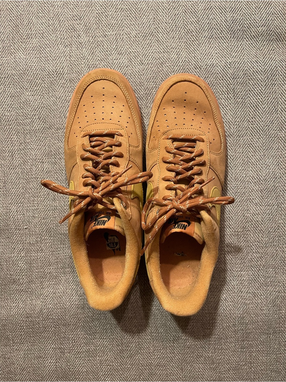 Nike Air Force 1 ’07 WB Flax Wheat Sneakers Men’s 10.5